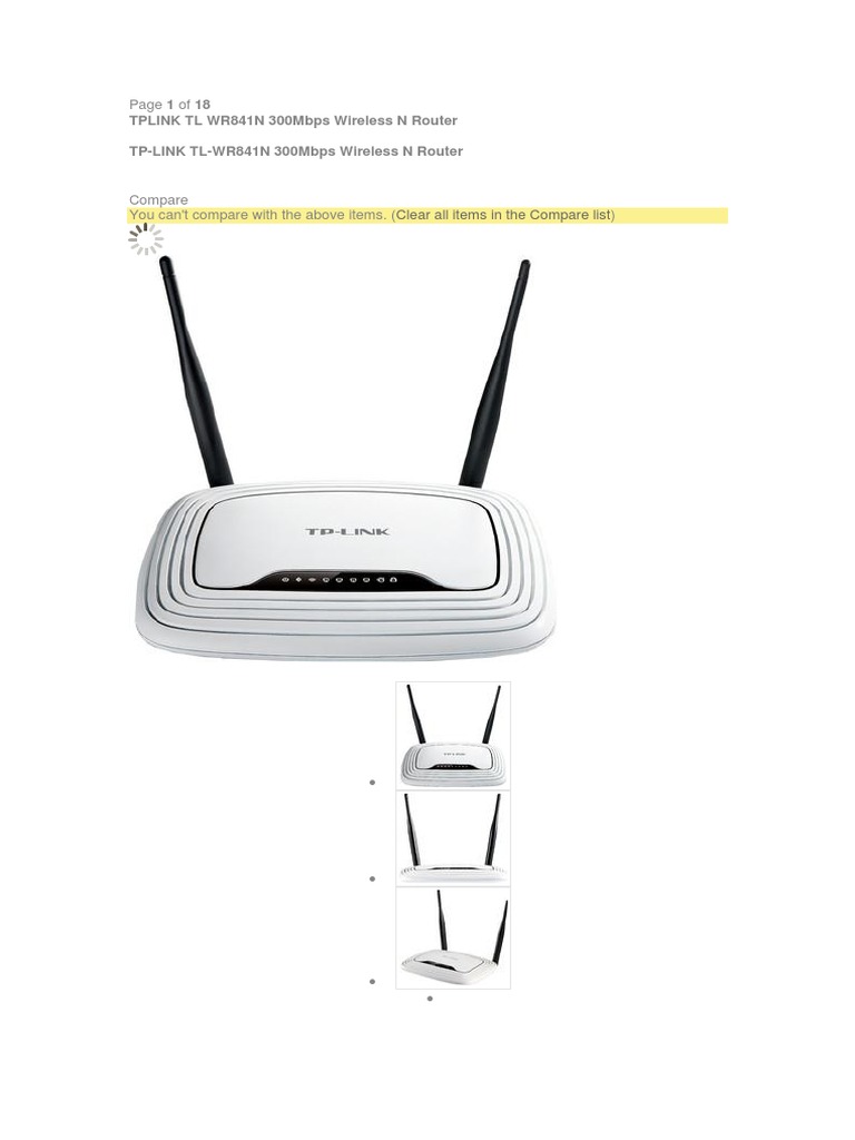 TL-WR841N, 300Mbps Wireless N Router