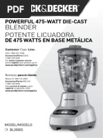 Black and Decker_Files_BL3000S Use and Care Manual