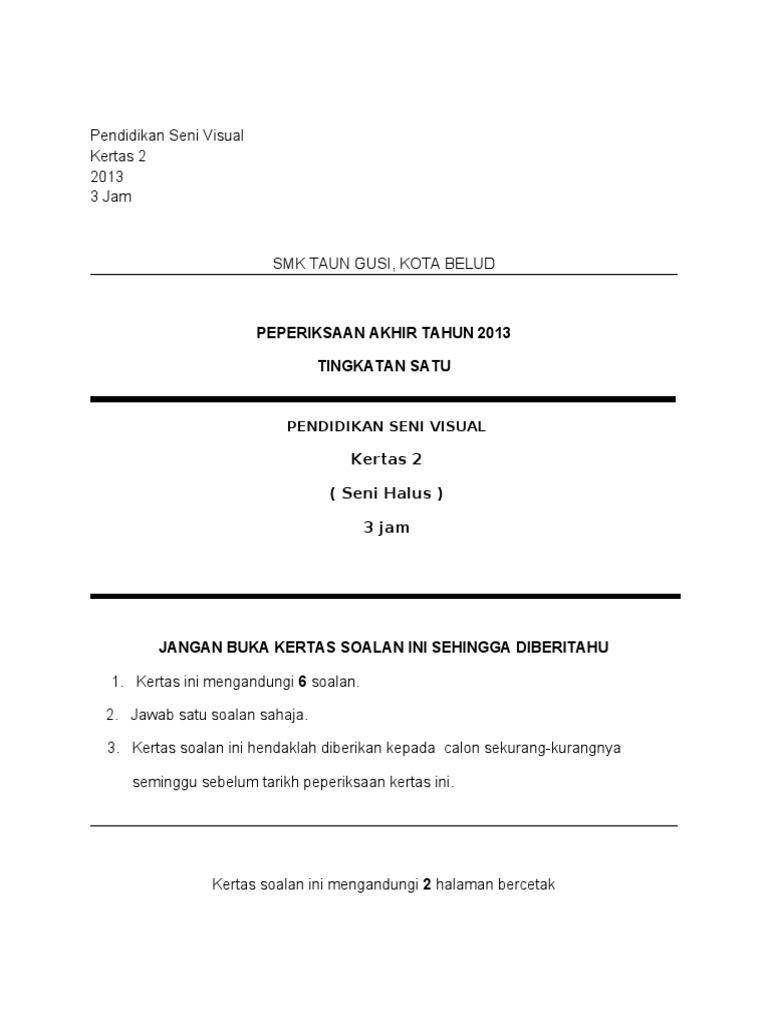 Kertas Psv T1 Kertas Psv T1