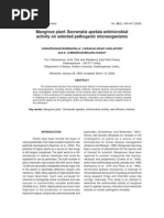 Download Mangrove Plant Sonneratia Apetala Antimicrobial by Dr Varaprasad Bobbarala SN17438134 doc pdf