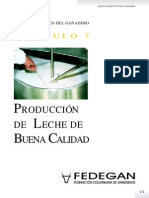 Capitulo 7 Produccion de Leche de Buena Calidad