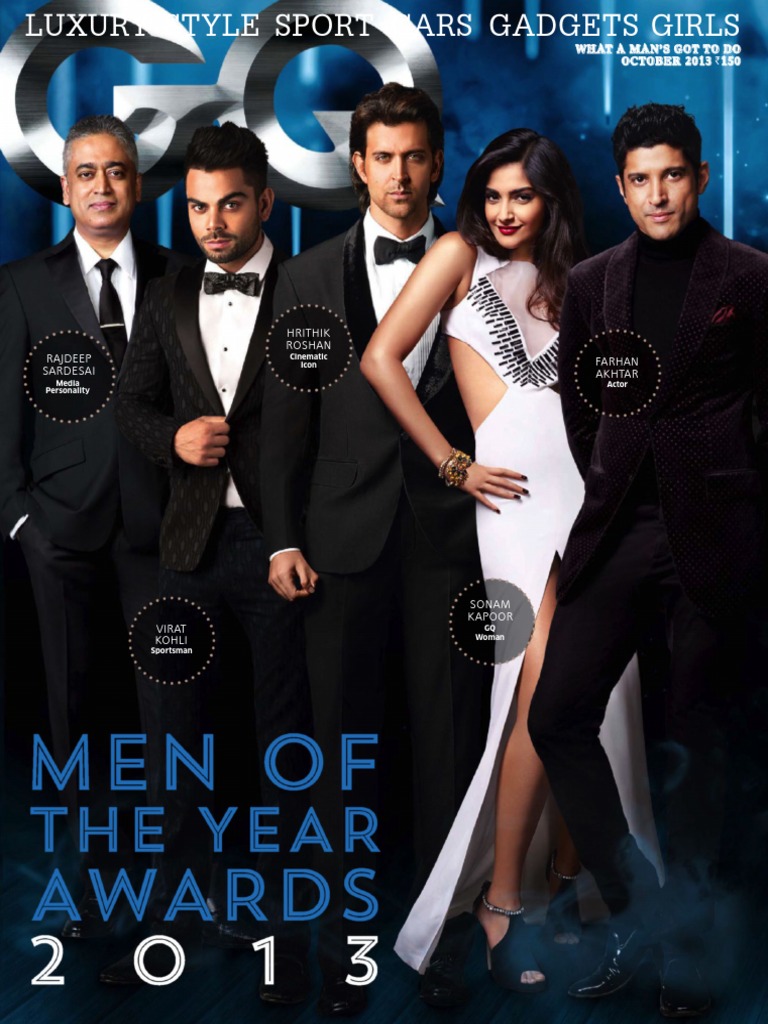 GQ India October 2013 | PDF | Vogue (Magazine) | Fashion