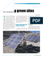 Creating Green and Efficient Mobile Communication Sites