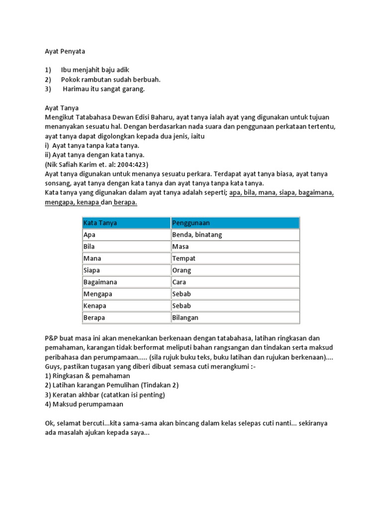Gratis Unduh Gambar Bahasa Melayu Latihan Terupdate oleh Cikimm.com
