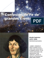 Confesión de Fe de Grandes Científicos