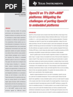 OpenCV on TI’s DSP+ARM