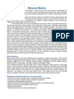 Comparative Study of Molecular Markers