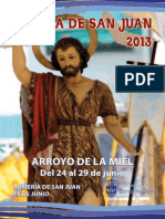 Programa Feria Sanjuan 2013