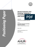 AHURI Positioning Paper No146 Social Inclusion and Housing Towards a Household and Local Area Analysis