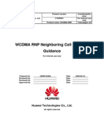 WCDMA RNP Neighboring Cell Planning Guidance