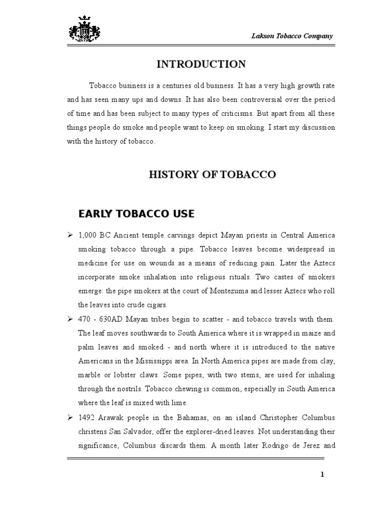 Lakson Tobacco Company LTD | PDF | Cigarette