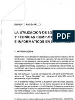 La Utilizacion de Los Metodos y Tecnicas Computacionales e cos en La Empresa