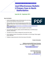 Clinical Effectiveness Bulletin 80 Sep 13