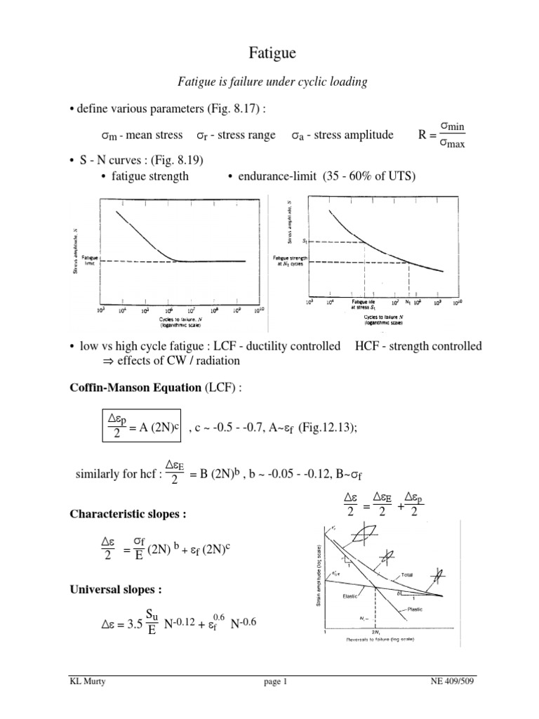 Fatigue Analysis and Crack Propagation | PDF | Teaching Methods ...