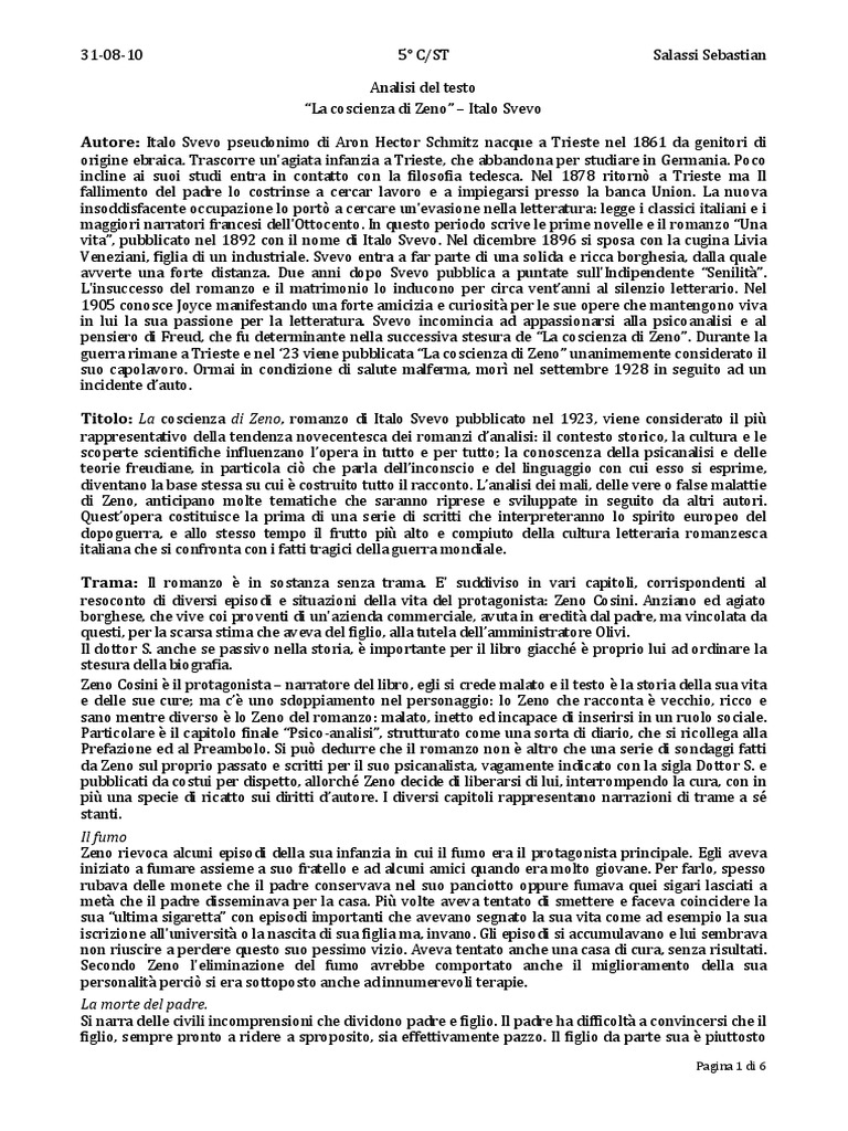 Analisi Del Testo Poetico Esempio Svolto