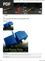 Download Cara Pasang Relay untuk Klakson_ Lampu Tambahan revised _ Tips Otomotif saft7pdf by yukaokto2 SN174425378 doc pdf