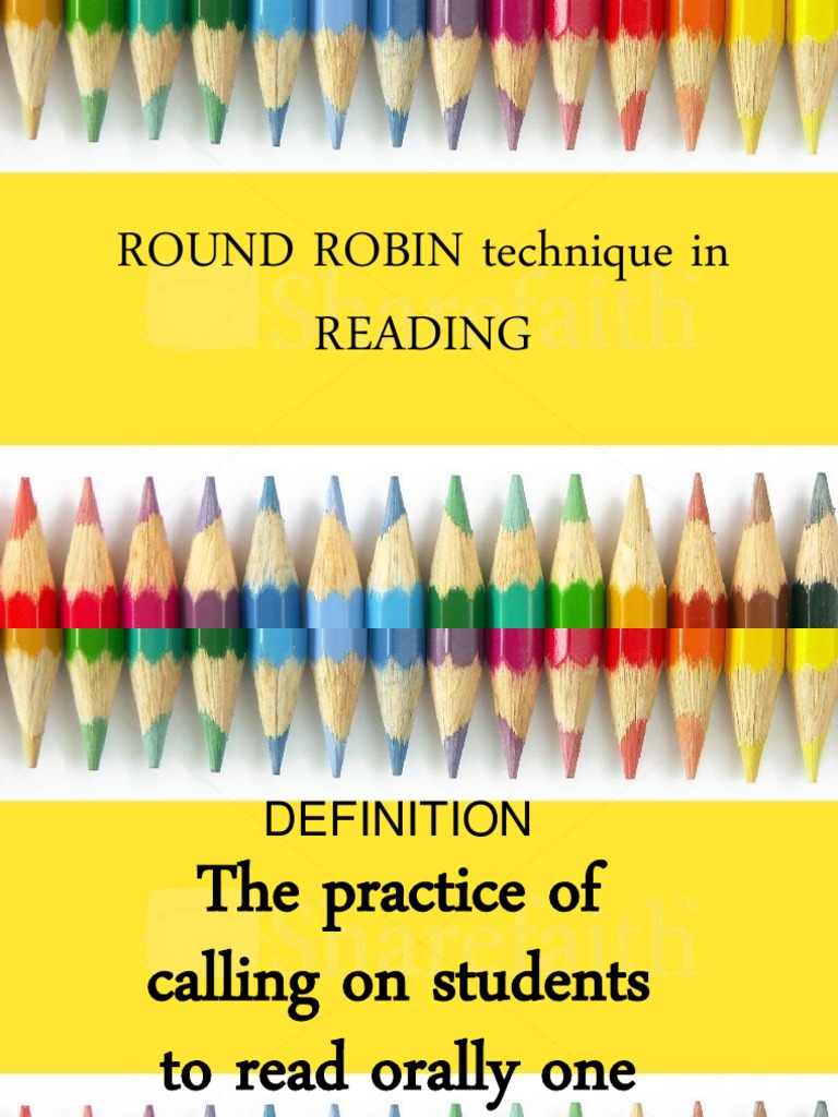 Round Robin Reading | PDF