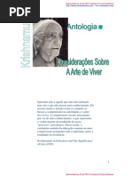 Krishnamurti - A Arte de Viver