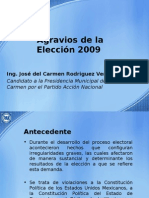 Agravios de la Elección 2009
