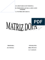 Análisis de Matriz DOFA