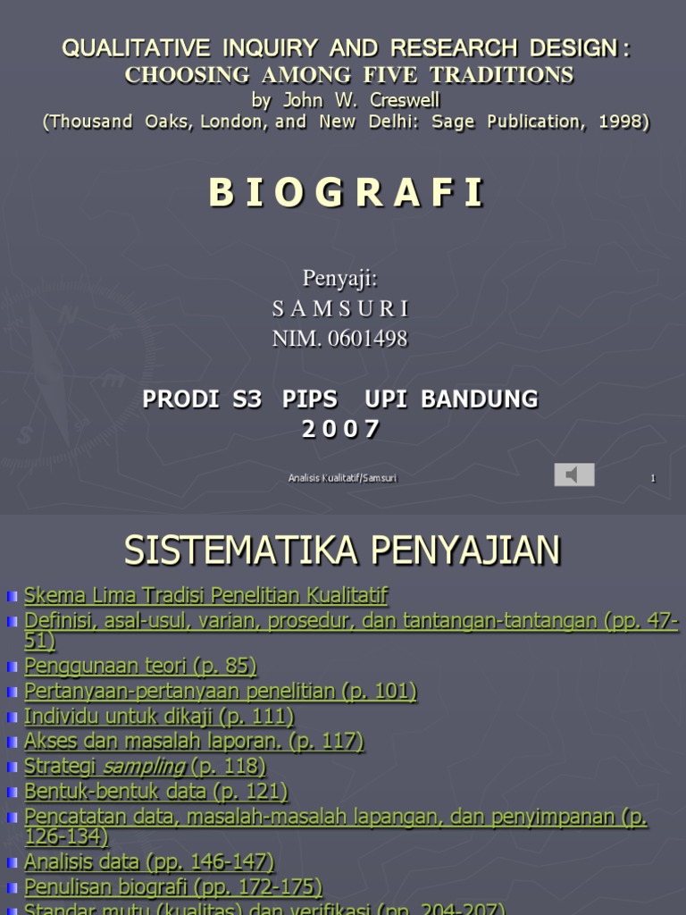 5 Tradisi Kualitatif CRESWELL