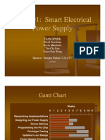 ECE 191: Smart Electrical ECE 191: Smart Electrical Power Supply Power Supply