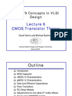 332:479 Concepts in VLSI Design: CMOS Transistor Theory