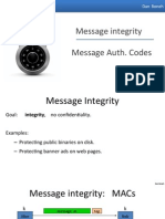 Integrity Message Authentication Codes 