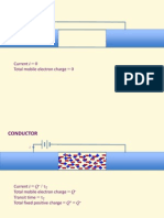 Insulator: Current I 0 Total Mobile Electron Charge 0