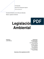 LEGISLACION AMBIENTAL ANALISIS