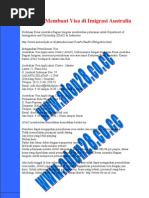 Download Panduan Membuat Visa Di Imigrasi Autralia di Jakarta by aden_s SN17448735 doc pdf