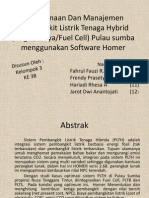 Perencanaan Dan Manajemen Pembangkit Listrik Tenaga Hybrid