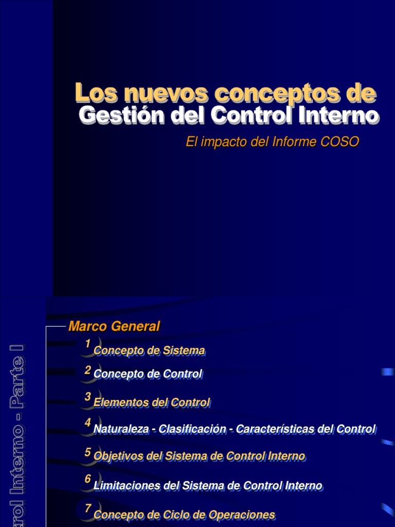 Impacto del Informe COSO en Control Interno | PDF | Auditoría ...