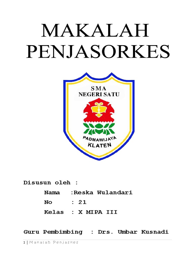 Makalah Tentang Bola Besar Bola Kecil Dan Atletik Contoh Makalah