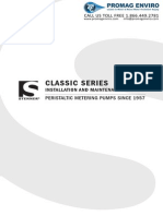 Stenner Classic Series Peristaltic Metering Pump Non QuickPro Manual