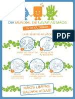 Portuguese Global Handwashing Day Poster - Size A4