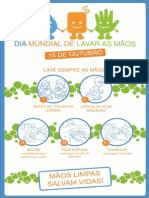 Portuguese Global Handwashing Day Poster - Size 11x17