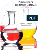 Purification of Laboratory Chemicals: Wilfred L F.Armarego Christina U Un Chai