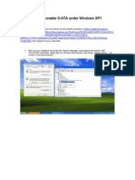 How To Enable SATA