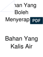 Bahan Yang Boleh Menyerap Air