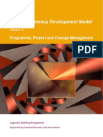 Core Competency Development Model: Programme, Project and Change Management