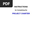 Project Charter Form Instructions