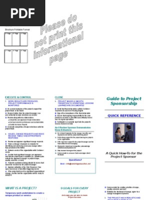 Sponsor Brochure