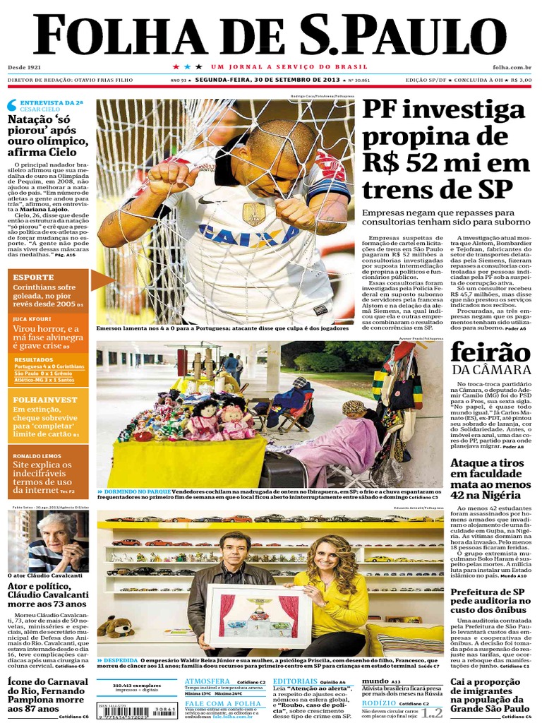 Folha 30.09.13, PDF, Luiz Inácio Lula da Silva