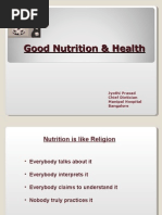 Good Nutrition & Health