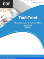 Download TechTotal Technical Writing ServicesTraining Hyderabad India by TechTotal SN17455061 doc pdf