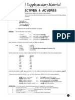 GLM Adjectives and Adverbs