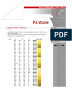 Tabla Pantone