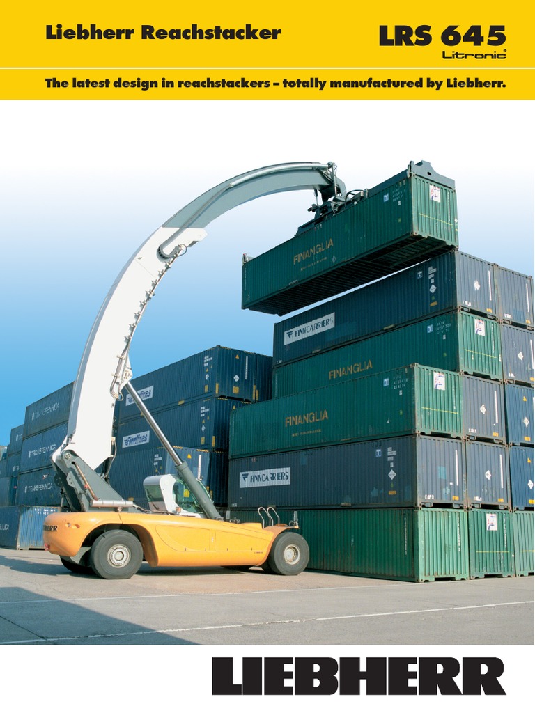 Liebherr LRS 645 Reach Stacker Specs | PDF | Transmission (Mechanics ...