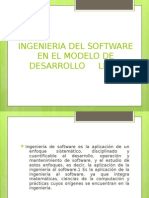 Ingenieria Del Software en El Modelo de Desarrollo